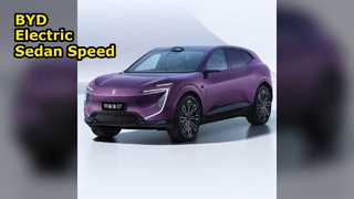 BYD elektrische sedan, luxe speedseater